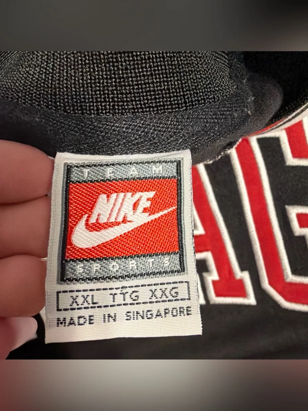 Vintage Nike Chicago Black & Gray Team Jersey